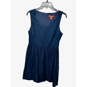 Joe Fresh Navy Blue Sleeveless Cotton Dress - Size 8‎